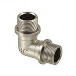 Угольник латунный 90 гр. 3/4" НР/НР РТП