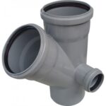 EUROPLAST Крестовина 110/110/45/50/90 правая (ДВУХПЛОСКОСТНАЯ)