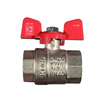 KOER Кран шаровый 1 ГГБ PN40 (KR.217) (10/40 шт.) 1