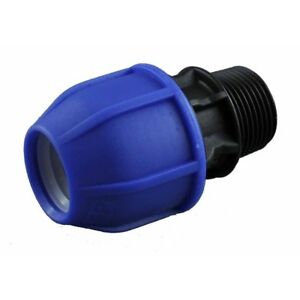 Муфта компрессионная 25x1" наружн.резьба для ПЭ труб, РТП (120 шт.) 1