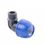 Отвод компрессионный 25x3/4" наружн.резьба для ПЭ труб, РТП (85 шт.)