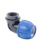 Отвод компрессионный 25x3/4" внутр.резьба для ПЭ труб, РТП (75 шт.)