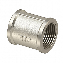 Sale Муфта соединительная латунная 1 1/2" никелированная РТП (50 шт.) 1
