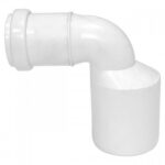 EUROPLAST Редукция кан. 50/32/90 белая (УГЛОВАЯ)