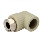 Угольник с накидной гайкой 20х3/4", серый РТП (20/80 шт.)