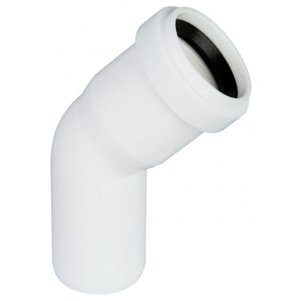 EUROPLAST Отвод 32/45 (БЕЛЫЙ) 1