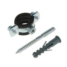 Хомут металл. в комплекте 1/2" М8 (20-25мм) (130шт.) 1
