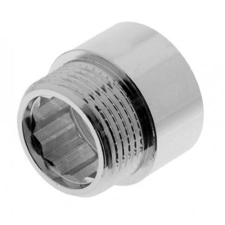 Удл. гайка 3/4"-10мм хром TIM (10шт/уп) 1
