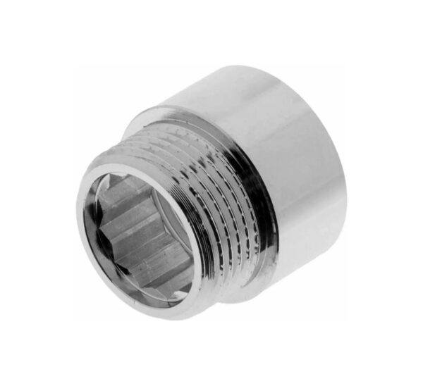 Удл. гайка.хром 1/2"-10мм TIM  (260шт/уп) 1