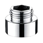ZERIX LRH502 (ТА01) Переходник F3/4-M1/2 для подключения шланга для душа хром (500 шт/ящ)