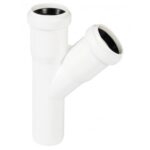 EUROPLAST Тройник 32/32/45 (БЕЛЫЙ)