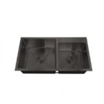 ZERIX ZH7843D-215 NANO-BLACK (3.0/0.8) Мойка из нерж. стали (1 шт/ящ)