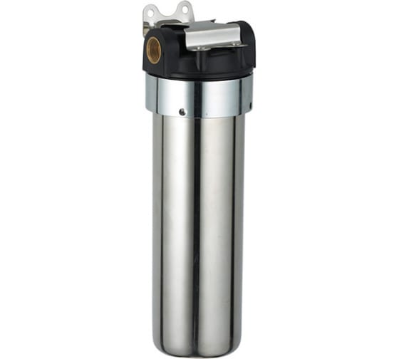 Корпус 10SL  метал чёрная крышка в сборе. лат. резьба 3/4" M1-S10A 1