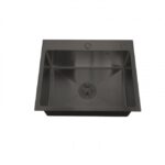 ZERIX ZH5050-215 NANO-BLACK (3.0/0.8) Мойка из нерж. стали (1 шт/ящ)