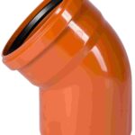 EUROPLAST Отвод 110/45* ОРАНЖ.
