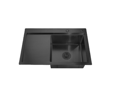 ZERIX ZH7849R-215 NANO-BLACK (3.0/0.8) Мойка из нерж. стали (1 шт/ящ) 1 ZERIX ZH7849R-215 NANO-BLACK (3.0/0.8) Мойка из нерж. стали (1 шт/ящ) 1