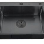 ZERIX ZH5843-215 NANO-BLACK (GRAPHITE) (3.0/0.8) Мойка из нерж. стали (1 шт/ящ)