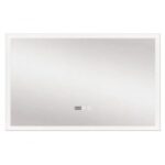 MIXXUS FLAT MR04-100x60 Зеркало (часы, LED-подсветка, антизапотевание) (5 шт/ящ)