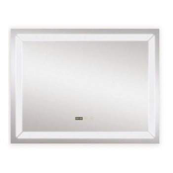 MIXXUS LIGHT MR01-80x60 Зеркало (часы, LED-подсветка, антизапотевание) (5 шт/ящ) 1
