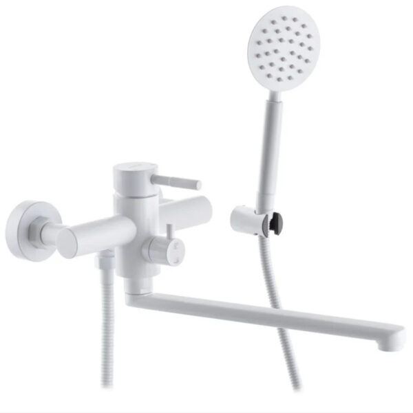 Смеситель для ванны MIXXUS SUS-006 (EURO) WHITE  из нерж. стали SUS304 (12 шт/ящ) 1