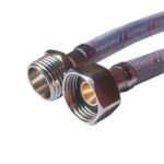 ZERIX 1/2'' ГШ-050 см СИЛИКОН, гибкая подводка, гайки нержавейка (200 шт/ящ)