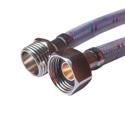 ZERIX 1/2'' ГШ-200 см СИЛИКОН, гибкая подводка, гайки нержавейка (60 шт/ящ) 1