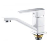 Смеситель умывальник MIXXUS MISSOURI 555-15CM ГАЙКА (WHITE) (10 шт/ящ)