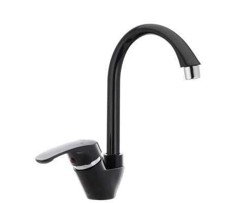 Смеситель кухня PLAMIX OSCAR-011 Black (без подводки) (30 шт/ящ) 1 Смеситель кухня PLAMIX OSCAR-011 Black (без подводки) (30 шт/ящ) 1