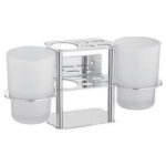 ZERIX TUM-02 (LR103) Подставка под 2 стакана, з/щетки и пасту (20 шт/ящ)