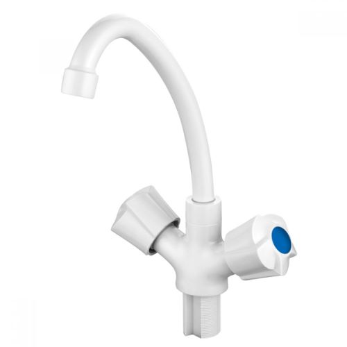 Смеситель кухня PLAMIX AMA-271 White (без подводки) (20 шт/ящ) 1