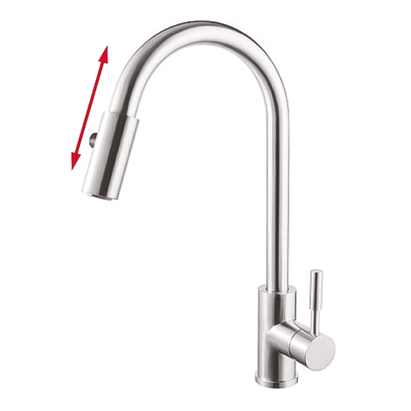 Смеситель кухня MIXXUS SUS-014-A  из нерж. стали SUS304 (10 шт/ящ) 1