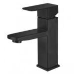 Смеситель умывальник MIXXUS KUB-001 BLACK  из нерж. стали SUS304 (1/10шт.)