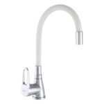 Смеситель кухня ZERIX SOP7 045 REFLECTOR WHITE (10 шт/ящ)