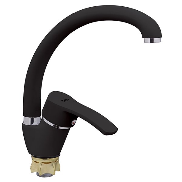 Смеситель кухня ZERIX YUB 279 BLACK (10 шт/ящ) 1
