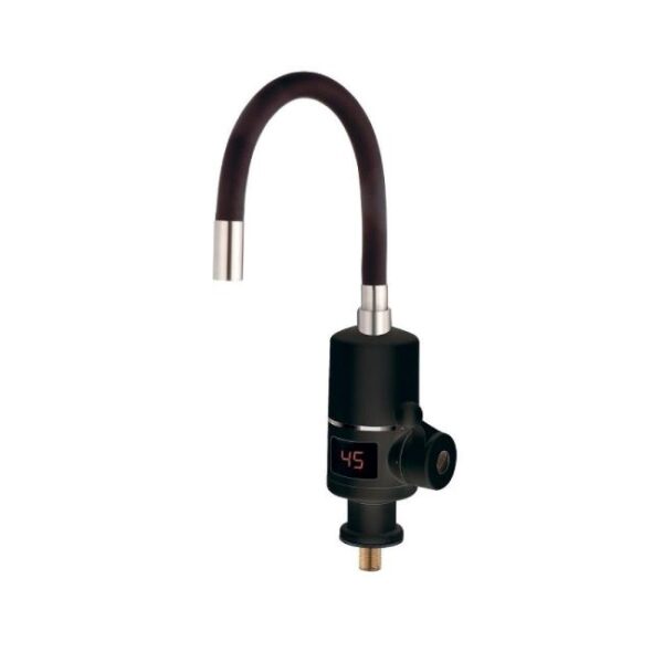 ZERIX ELW06-EF-2BLACK (ELW06-EF B BLACK) Водонагреватель 3 kW проточ.С ИНД. ТЕМП.,СИЛИКОН.изл.,на 1