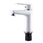 Смеситель умывальник PLAMIX Oscar-001 White (без подводки) (30 шт/ящ)