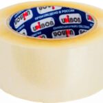 Скотч упаковочный прозрачный 48мм х 132м, UNIBOB (36 шт./кор)