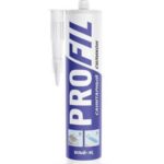 Санитарный силикон PROFIL белый картридж 270 мл SOUDAL (уп.15 шт)