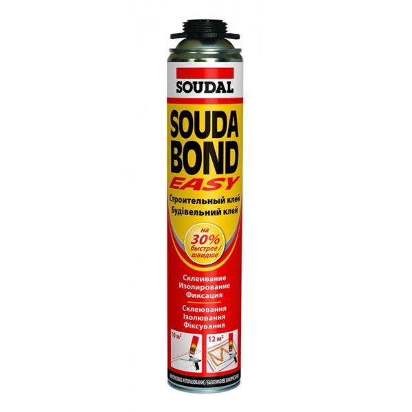 Клей полиурет.Soudabond EASY GUN SOUDAL 750мл 1