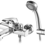Смеситель для ванны ZERIX ZUM-009 EURO (LR3242) с коротким изливом (10 шт/ящ)