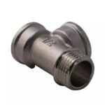 Тройник никелированный 1/2г*1/2г*1/2ш (ZEISSLER) TIM (10/80)