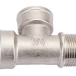 Тройник никелированный 3/4г*3/4г*3/4ш (ZEISSLER) TIM (5/40)