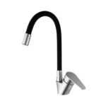 Смеситель кухня MIXXUS ASA-011 REFL.BLACK (NEO-011 REFL.BLACK) с сил.изл. из нерж. стали SUS304
