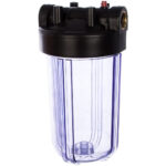 Корпус 10ВВ PET ХВС 1" прозр., ключ и скоба. Кит. MY-H10TB (ВВ 10)