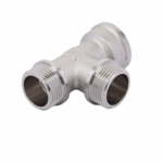 Тройник никелированный 1/2ш*1/2ш*1/2г (ZEISSLER) TIM (10/80)