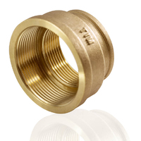 Муфта переходная латунная 3/4"*1" г/г TIM (10/100) 1