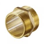 Нипель ЛАТУННЫЙ 11/2" нар/нар TIM (5/40 шт.)