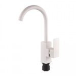 Смеситель кухня PLAMIX KUBUS-011 SET WHITE (с подводкой) (20 шт/ящ)