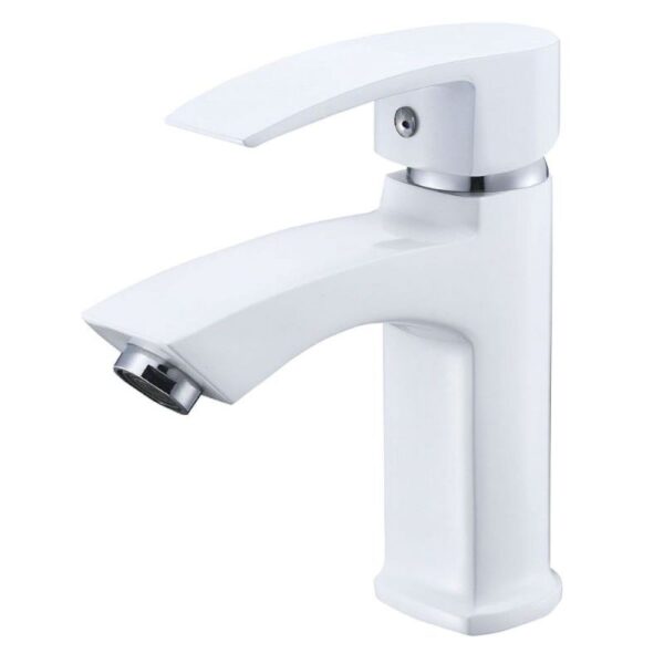 Смеситель умывальник MIXXUS MAGNUM 001 (NUT) WHITE-CHROME (10 шт/ящ) 1