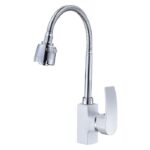 Смеситель кухня MIXXUS MAGNUM 011 (NUT) WHITE-CHROME REFL. (10 шт/ящ)